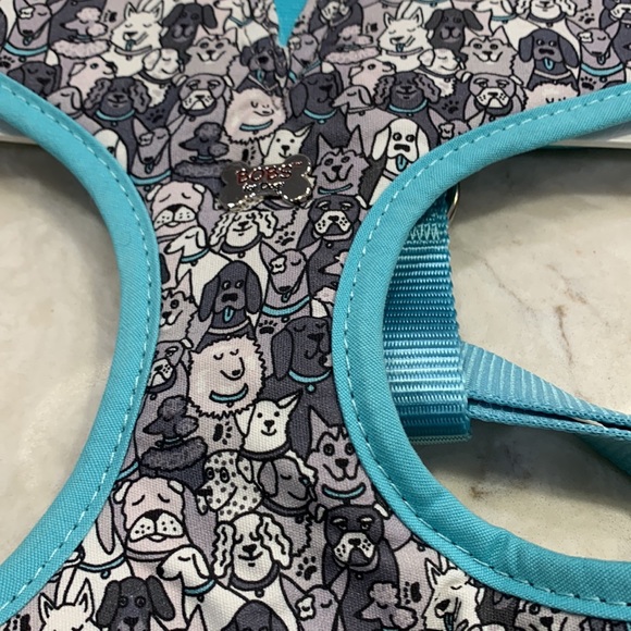 NWT Set Bobs Skechers Woof Party Harness Bandana Collar *BENEFITS ANIMALS* - Picture 3 of 11